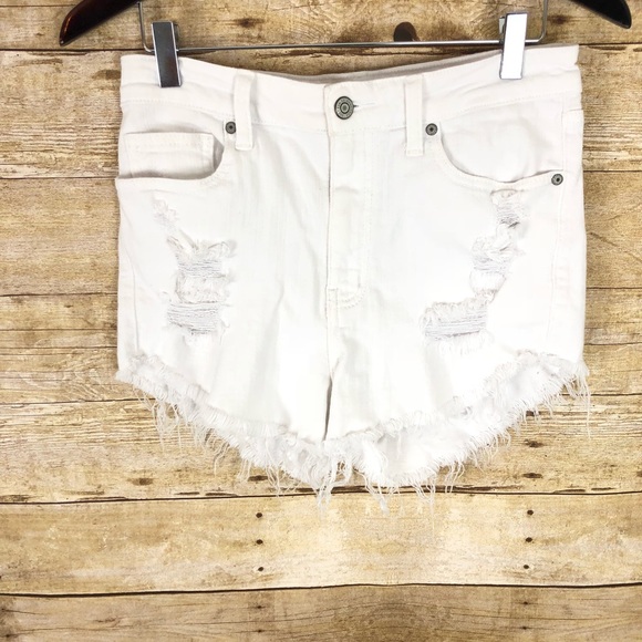 eunina lulu high rise cut off shortie